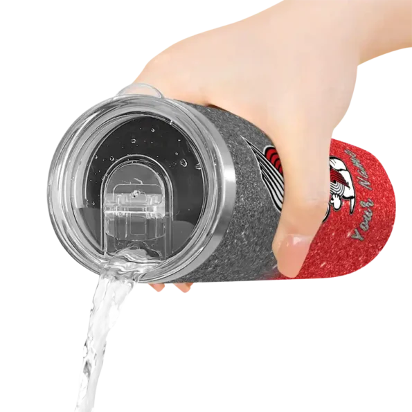 custom portland trail blazers snoopy attitude red skinny tumbler latest model.webp