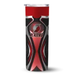 custom portland trail blazers superman emblem red black skinny tumbler best selling 1.webp
