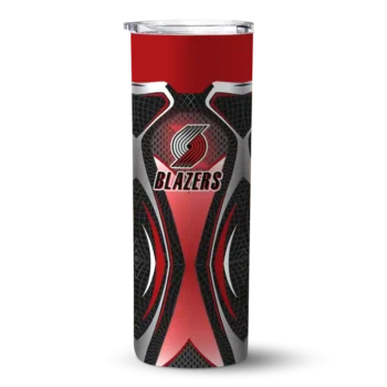 custom portland trail blazers superman emblem red black skinny tumbler best selling 1.webp