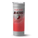 custom portland trail blazers swirl texture red skinny tumbler best selling 1.webp