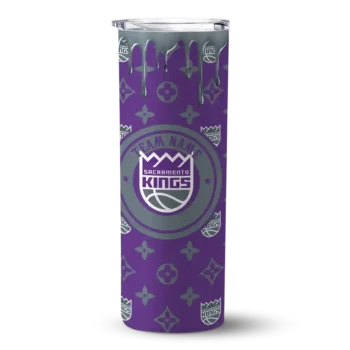 custom sacramento kings camo streak purple skinny tumbler best selling.webp