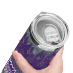 custom sacramento kings camo streak purple skinny tumbler best selling 1.webp