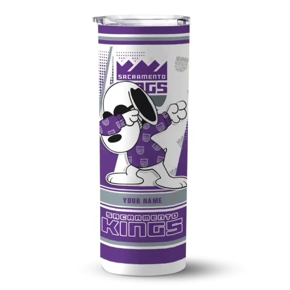 custom sacramento kings snoopy dog purple white skinny tumbler best selling 1.webp