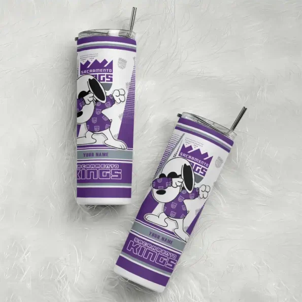 custom sacramento kings snoopy dog purple white skinny tumbler top rated.webp