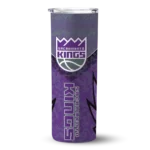 custom sacramento kings spiral burst print purple skinny tumbler best selling.webp