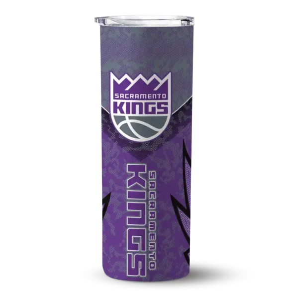 custom sacramento kings spiral burst print purple skinny tumbler best selling.webp