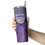 custom sacramento kings spiral burst print purple skinny tumbler best selling 1.webp