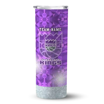 custom sacramento kings starburst tiles purple skinny tumbler best selling.webp