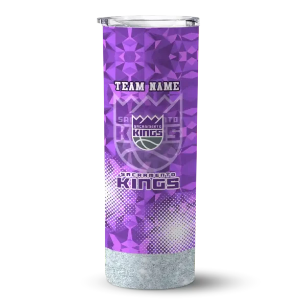 custom sacramento kings starburst tiles purple skinny tumbler best selling.webp