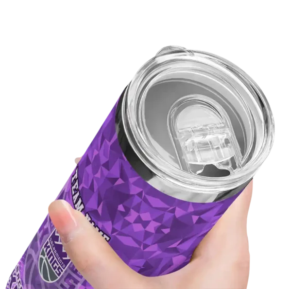 custom sacramento kings starburst tiles purple skinny tumbler high quality.webp
