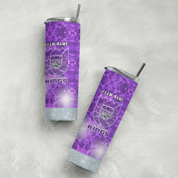 custom sacramento kings starburst tiles purple skinny tumbler top rated.webp