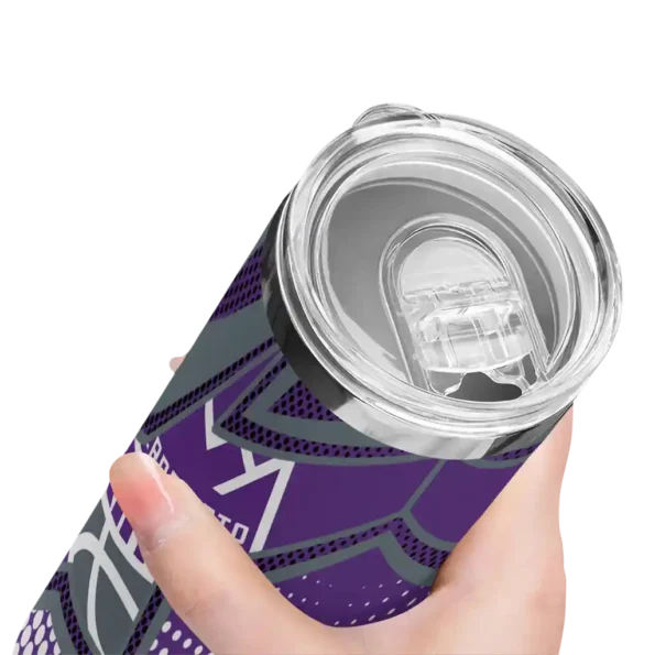 custom sacramento kings web stripes purple white skinny tumbler high quality.webp
