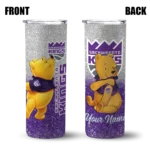 custom sacramento kings winnie the pooh purple gray skinny tumbler best selling 1.webp