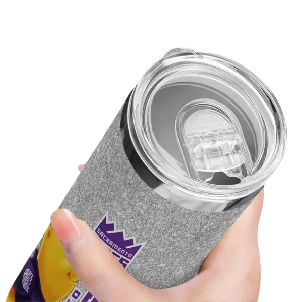 custom sacramento kings winnie the pooh purple gray skinny tumbler high quality.webp