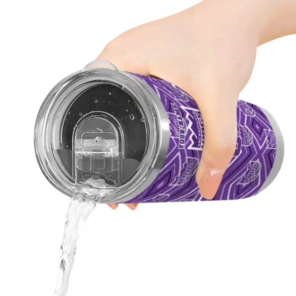 custom sacramento kings zipper leopard purple skinny tumbler latest model.webp
