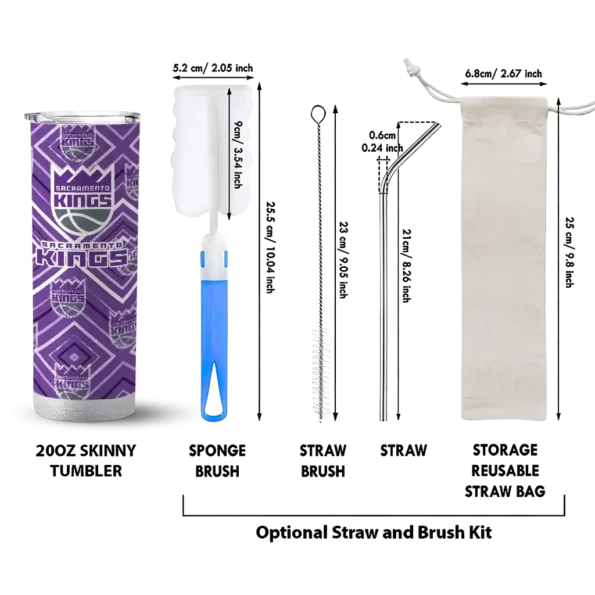 custom sacramento kings zipper leopard purple skinny tumbler new arrival.webp