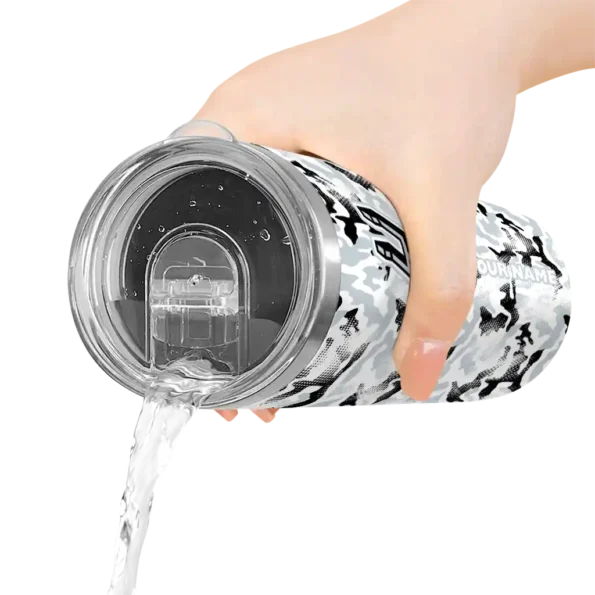 custom san antonio spurs claw marks silver white skinny tumbler latest model.webp