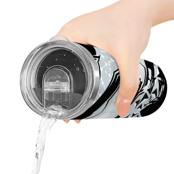 custom san antonio spurs helmet clash silver skinny tumbler latest model.webp