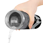 custom san antonio spurs hexagon honeycomb silver black skinny tumbler best selling 1.webp