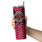 custom toronto raptors camo texture red skinny tumbler best selling 1.webp