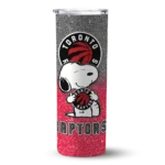 custom toronto raptors snoopy attitude red skinny tumbler best selling 1.webp