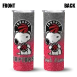 custom toronto raptors snoopy attitude red skinny tumbler best selling 1.webp