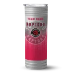 custom toronto raptors swirl texture red skinny tumbler best selling 1.webp