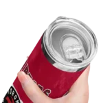 custom toronto raptors torn band red white skinny tumbler best selling 1.webp