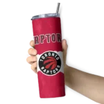 custom toronto raptors torn band red white skinny tumbler best selling 1.webp