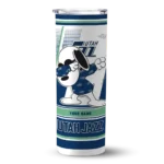 custom utah jazz snoopy dog navy white skinny tumbler best selling 1.webp