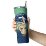 custom utah jazz sparkle lips navy skinny tumbler best selling 1.webp