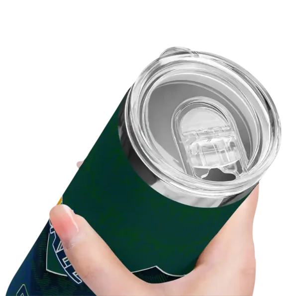 custom utah jazz spiral burst print navy skinny tumbler high quality.webp