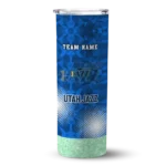 custom utah jazz starburst tiles navy skinny tumbler best selling 1.webp