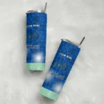 custom utah jazz starburst tiles navy skinny tumbler best selling 1.webp