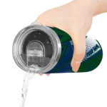custom utah jazz web stripes navy white skinny tumbler best selling 1.webp