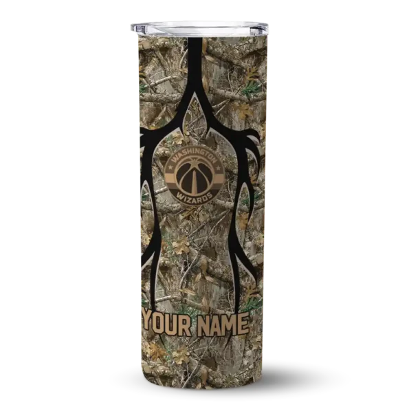 custom washington wizards antler flow camo skinny tumbler best selling 1.webp