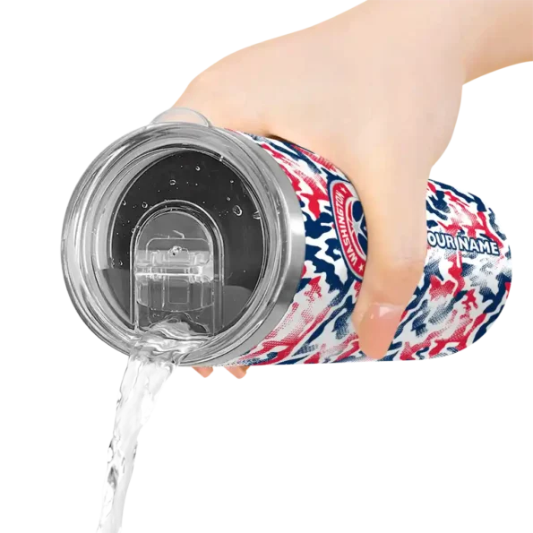custom washington wizards claw marks blue white skinny tumbler latest model.webp