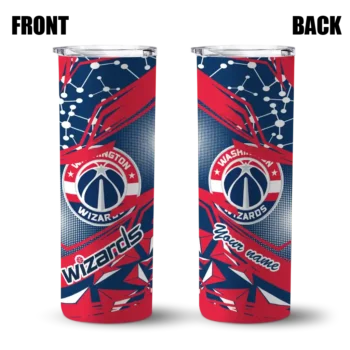 custom washington wizards helmet clash blue skinny tumbler fashion forward.webp