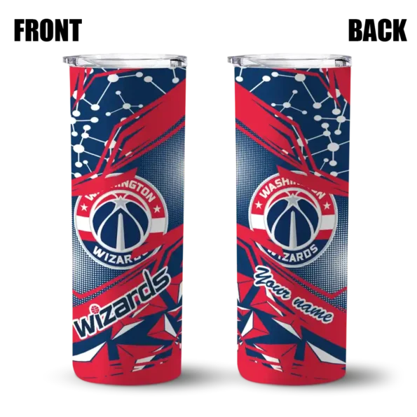 custom washington wizards helmet clash blue skinny tumbler fashion forward.webp