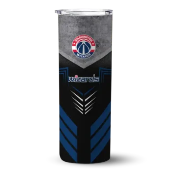 custom washington wizards hexagon honeycomb blue black skinny tumbler best selling 1.webp