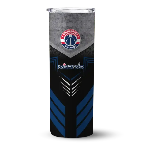 custom washington wizards hexagon honeycomb blue black skinny tumbler best selling 1.webp