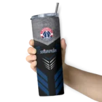 custom washington wizards hexagon honeycomb blue black skinny tumbler best selling 1.webp