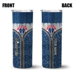 custom washington wizards sparkle drip blue skinny tumbler best selling 1.webp