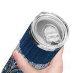 custom washington wizards sparkle drip blue skinny tumbler best selling 1.webp