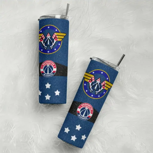 custom washington wizards star cluster blue skinny tumbler top rated.webp