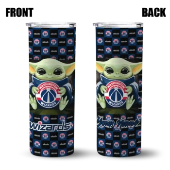custom washington wizards yoda cozy blue black skinny tumbler fashion forward.webp
