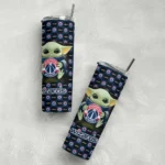 custom washington wizards yoda cozy blue black skinny tumbler best selling 1.webp