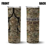 customized atlanta hawks antler flow camo skinny tumbler best selling 1.webp