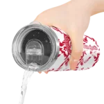 customized atlanta hawks claw marks red white skinny tumbler best selling 1.webp