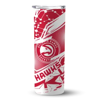 customized atlanta hawks helmet clash red skinny tumbler best selling 1.webp